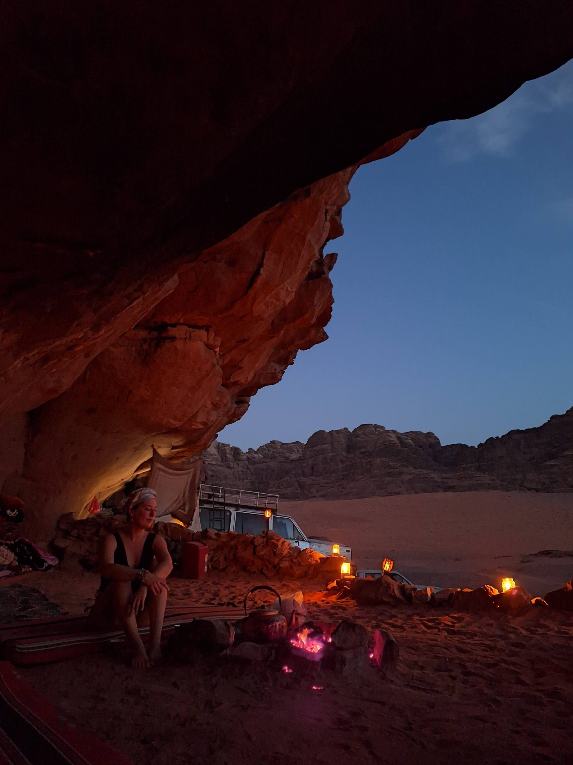 Wadi Rum. Dormir en el desierto bajo las estrellas