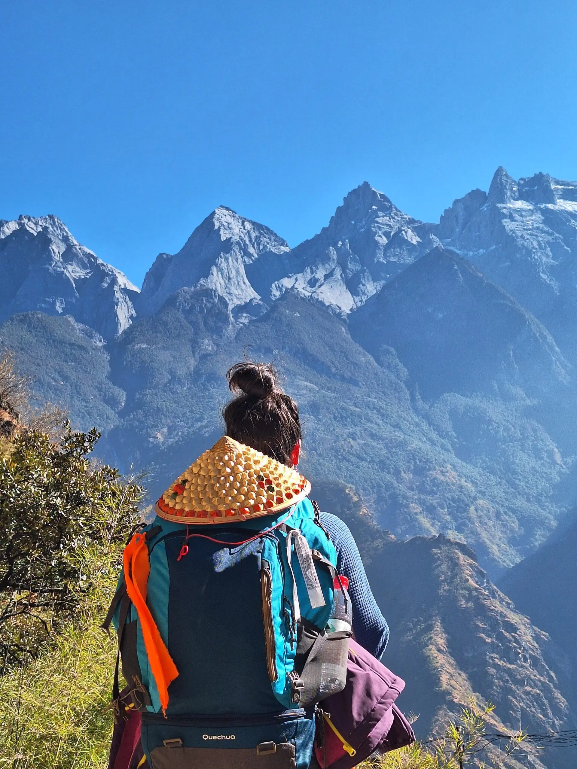 Trekking en la garganta del salto del tigre
